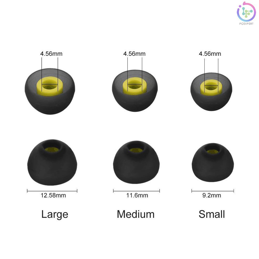 Set 3 cặp mút silicon đệm thay thế cho tai nghe nhét tai