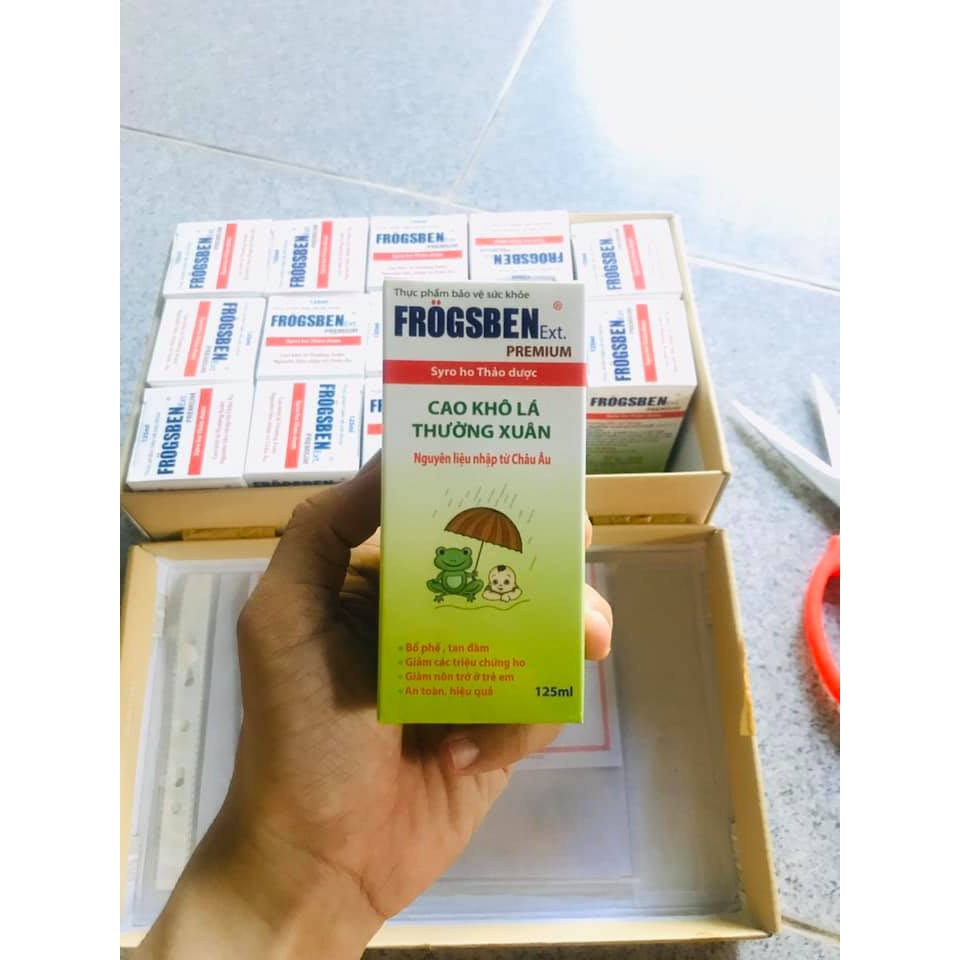 Siro Ho Thảo Dược FROGSBEN (Cao khô lá thường xuân) - Giúp Bổ Phế, Tan Đàm &amp; Làm Ấm Đường Hô Hấp - cvspharmacy