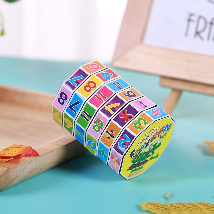 Khối xoay học toán cộng trừ nhân chia cho trẻ nhỏ