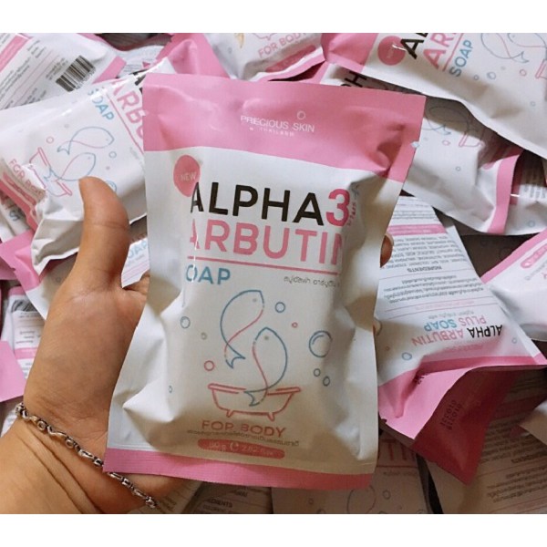 Soap Xà Phòng Tắm Trắng Da Body ALPHA ARBUTIN 3+ Plus 80g - Thái Lan | BigBuy360 - bigbuy360.vn