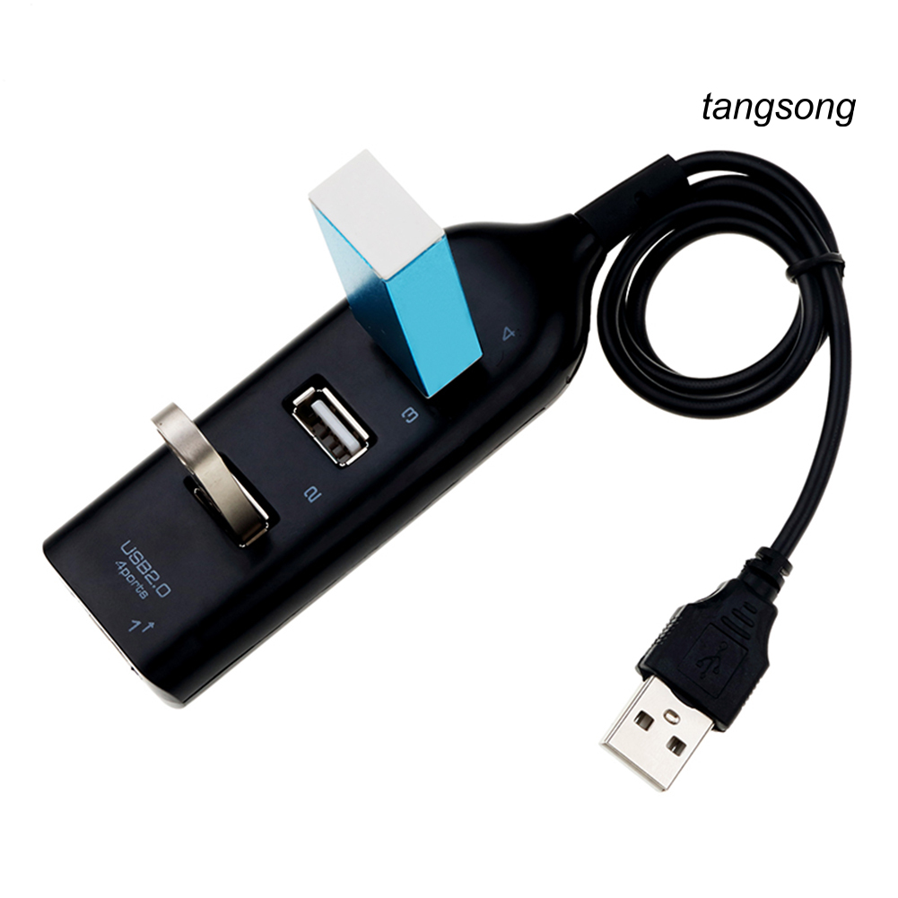 Bộ Chia 4 Cổng USB 2.0 Tốc Độ Cao Cho PC Laptop