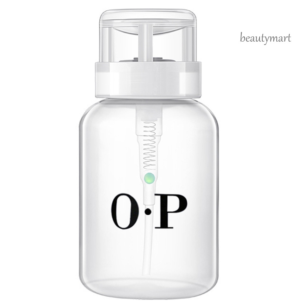 [Hàng mới về] Chai đựng dung dịch cồn tẩy sơn móng tay 200ml