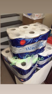 3 bịch giấy vệ sinh Watersilk 12 cuộn