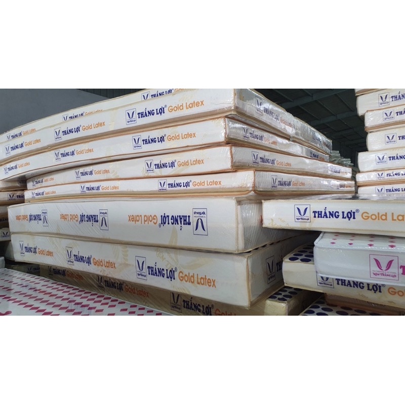 Nệm cao su thiên nhiên Gold Latex Thắng Lợi 15-20p BH 15 năm đủ các size 1m0...1m8