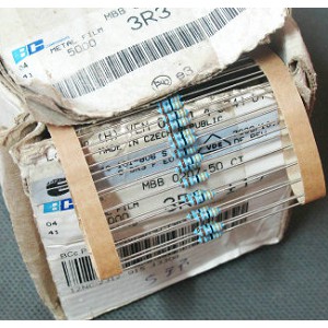 Điện trở vạch màu 3.3R 3R3 1% chân đồng (12 con)