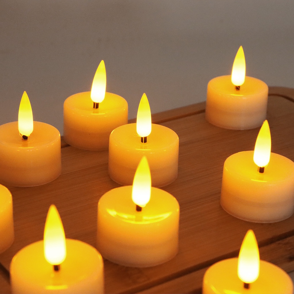 Đèn Led Hình Nến Không Lửa Chạy Bằng Pin Trang Trí Nhà/Giáng Sinh