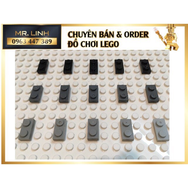 Gạch Cơ Bản Part 1x2 Dẹt Các Màu Sắc