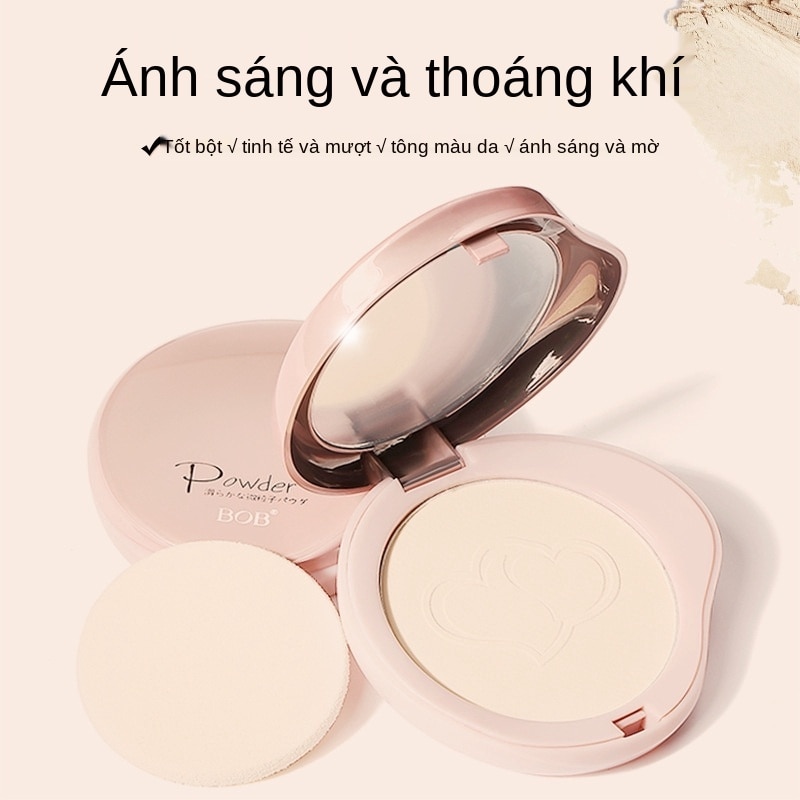 [Hàng mới về] Phấn nén trang điểm BOB che khuyết điểm hình trái tim tiện dụng | BigBuy360 - bigbuy360.vn
