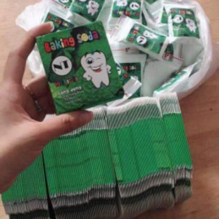 Baking soda mix bạc hà