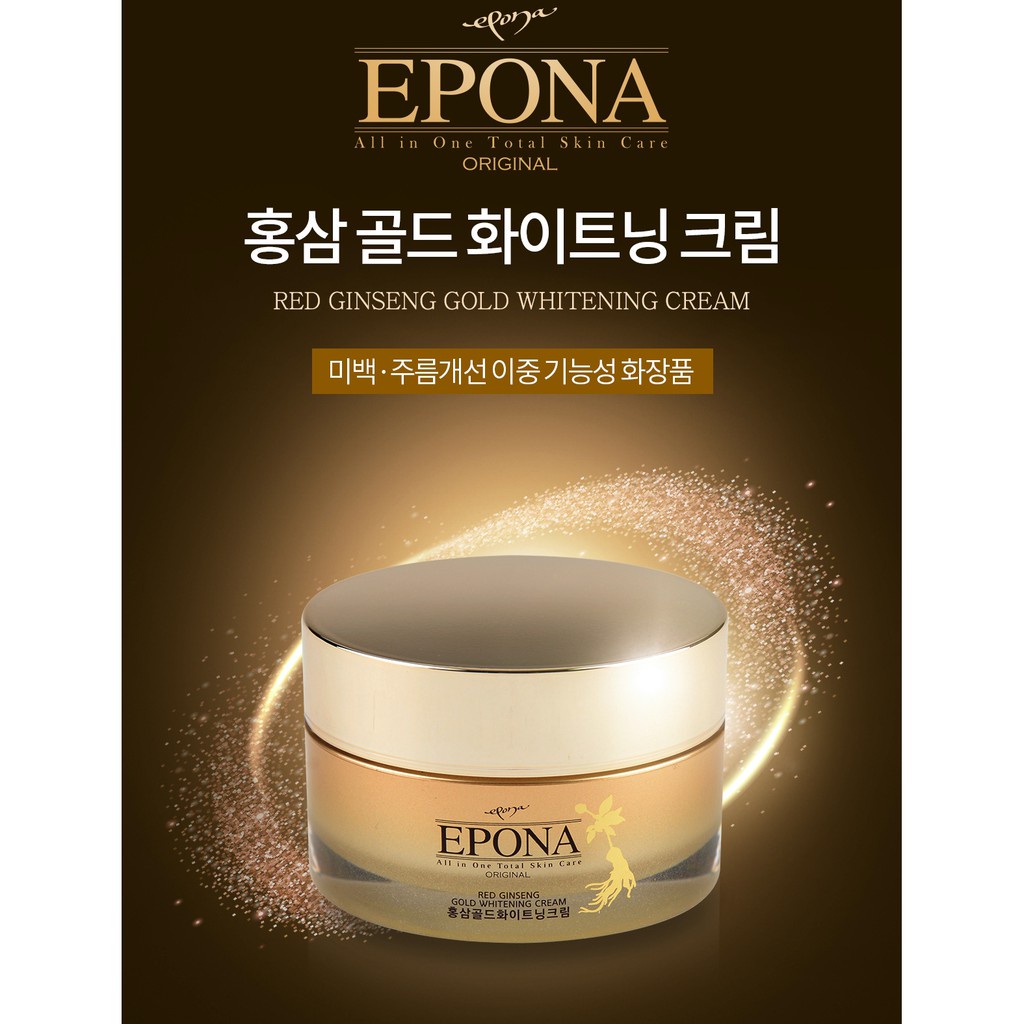 Kem dưỡng trắng mờ nếp nhăn Epona All In One Total Skin Care 50ml