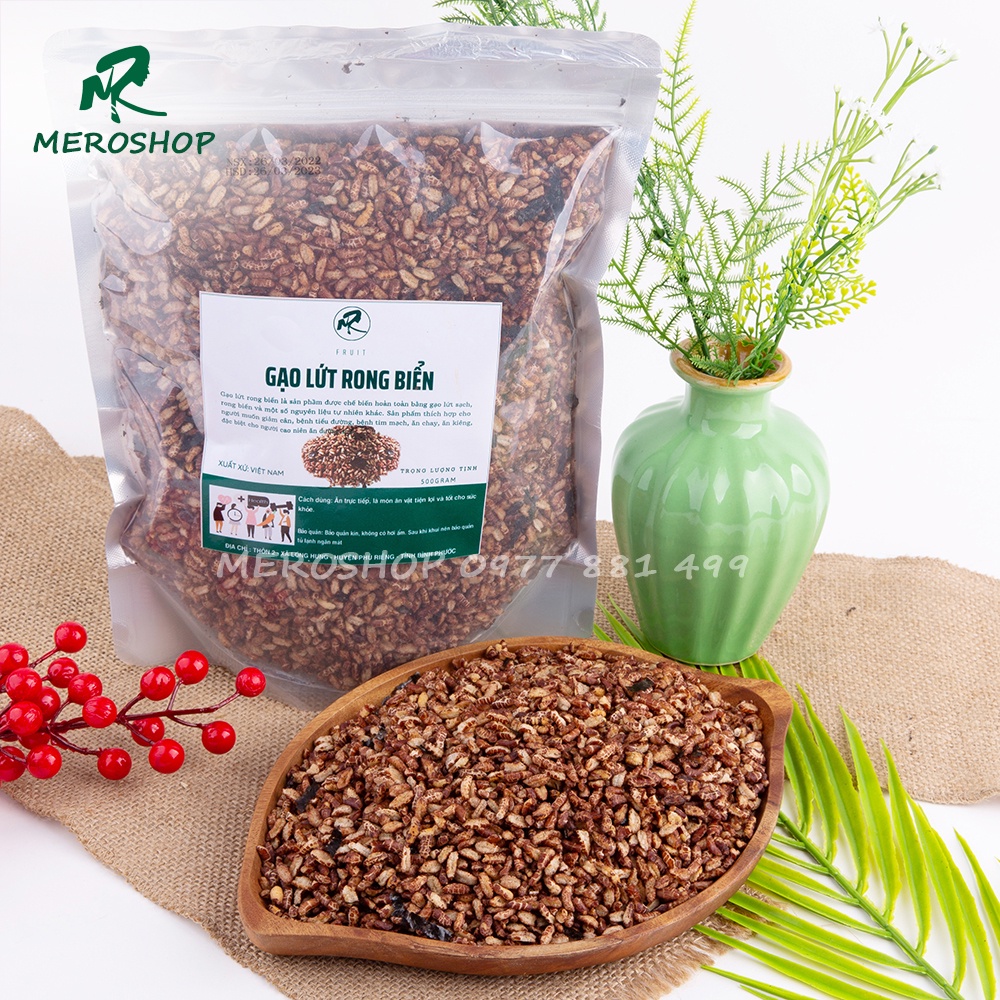 250GRAM GẠO LỨT RONG BIỂN SHOP MẸ RÔ (túi nhỏ)