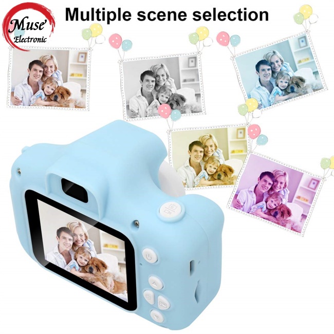 Máy Quay Video Kỹ Thuật Số Mini Thông Minh Màn Hình Hd Sạc Pin Cho Trẻ Em