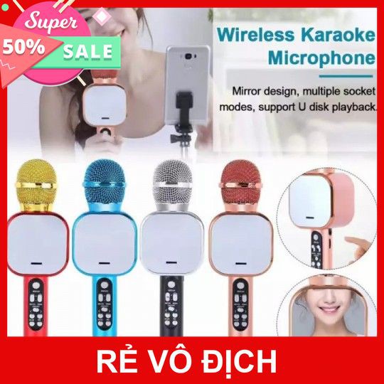 [XK][FREESHIP] MIC KARAOKE BLUETOOTH Q009 KÈM LOA [HCM]