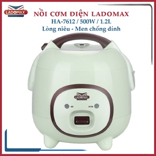 Nồi cơm điện ladomax ha-7612 - dung tích 1.2l, lòng niêu chống dính - công suất 500w