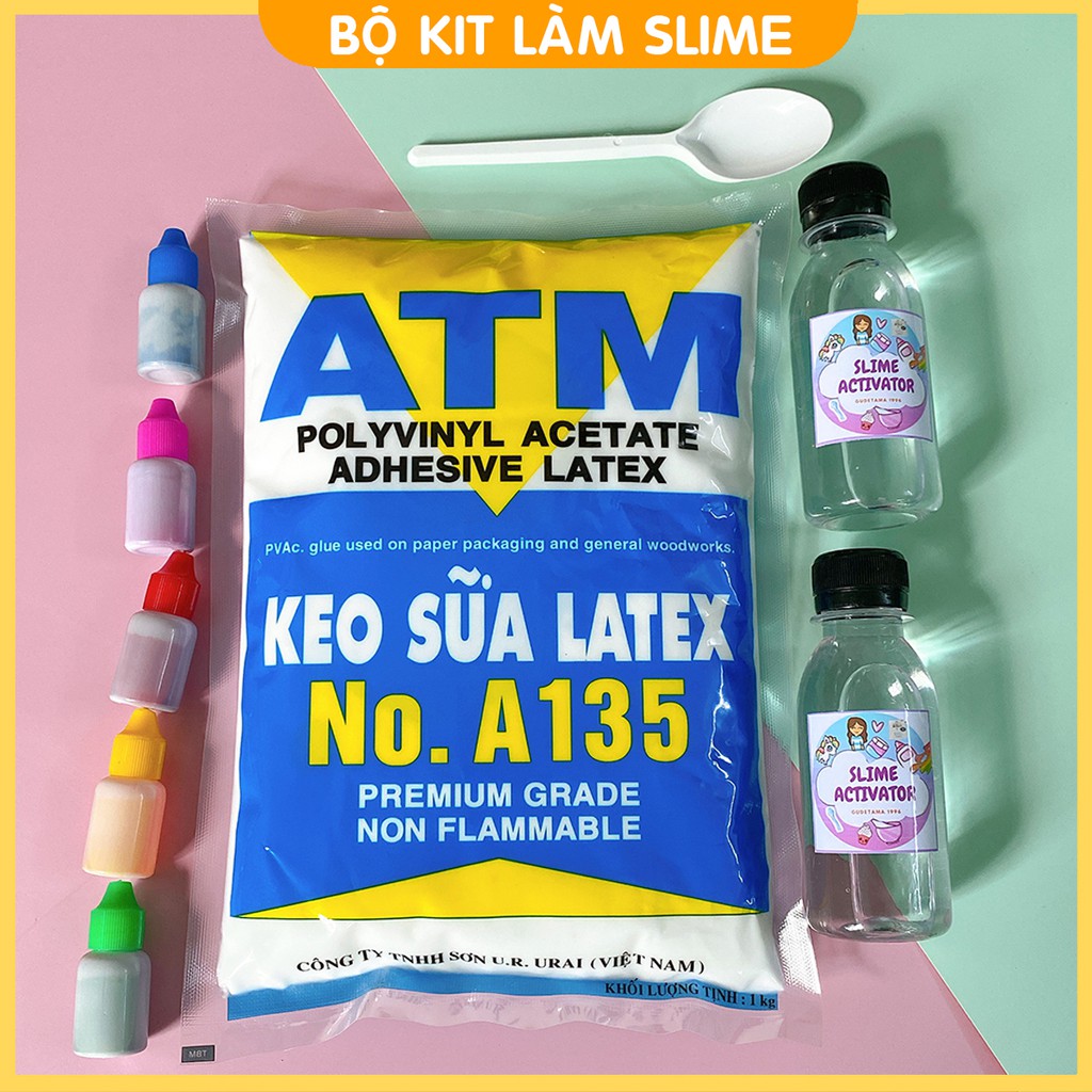 Bộ Kit Làm Slime Basic - Bộ Kit Làm Slime Cơ Bản Có Hướng Dẫn Bk6