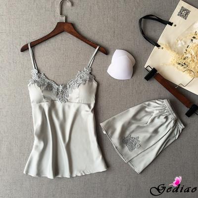 FREESHIP ĐƠN 99K_ Đồ ngủ bằng lụa satin phối ren phong cách quyến rũ dành cho nữ | BigBuy360 - bigbuy360.vn