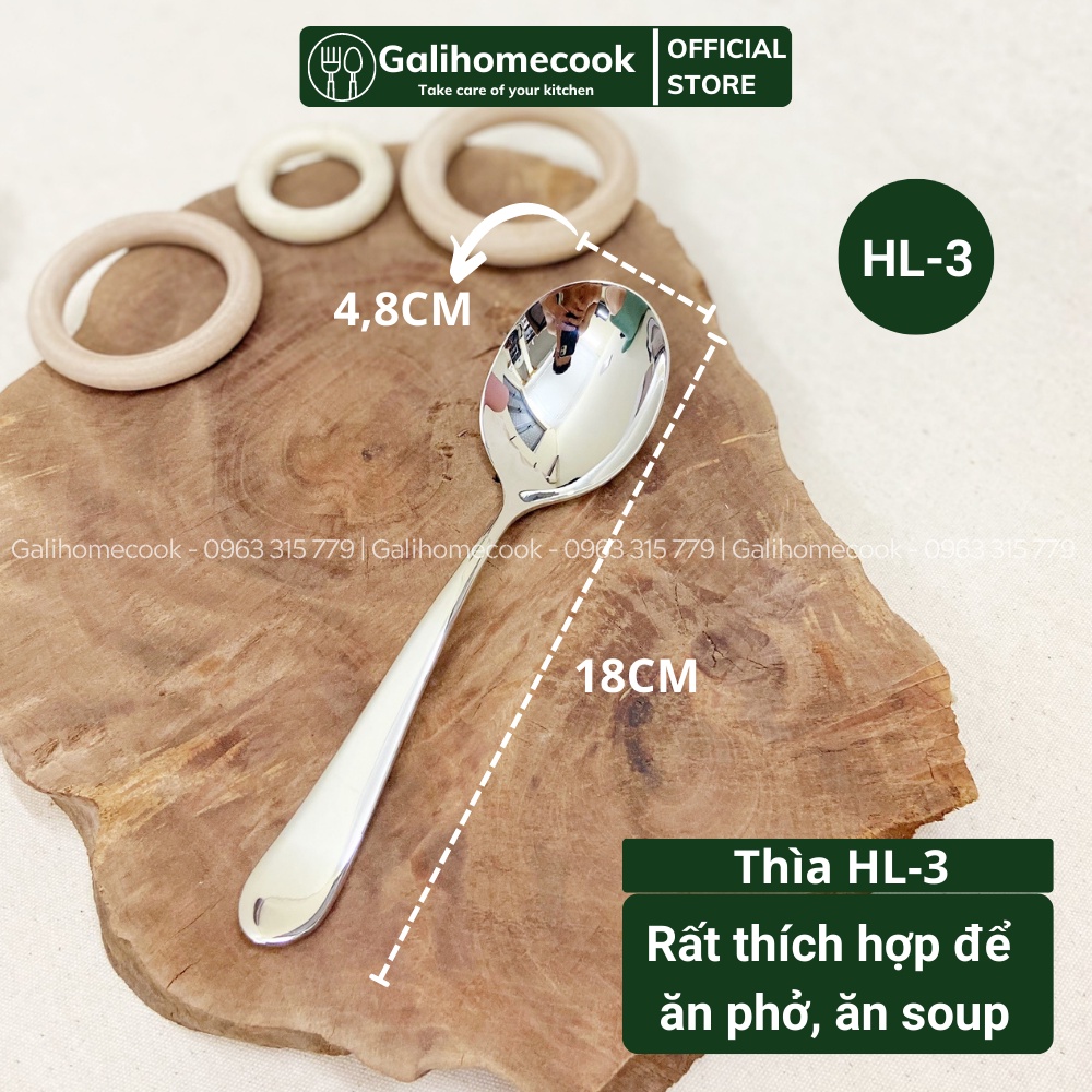DAO THÌA DĨA inox 304 xuất khẩu Hàn Quốc cao cấp | GaliHomecook