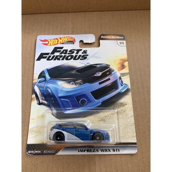 Xe Hot Wheels Subaru Impreza WRX STI Fast Furious 7