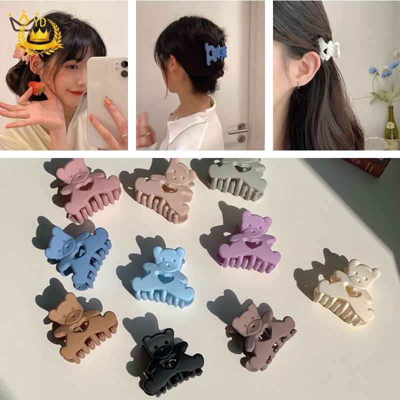 Kẹp tóc hình gấu dễ thương phong cách Hàn Quốc thời trang cho nữ MM HB