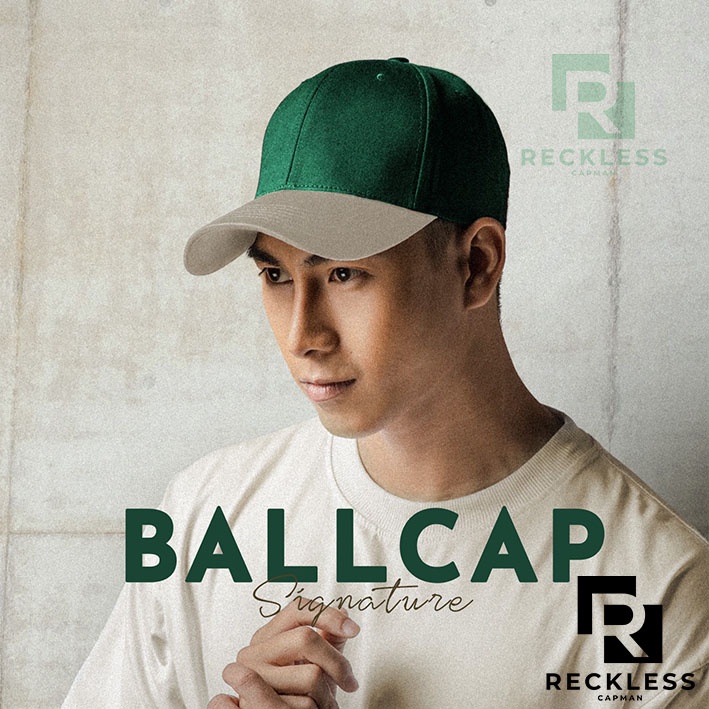 Nón Lưỡi Trai Bóng Chày Màu Phối Reckless Capman  - Signature Ballcap Mixed - Vải Kaki Cotton