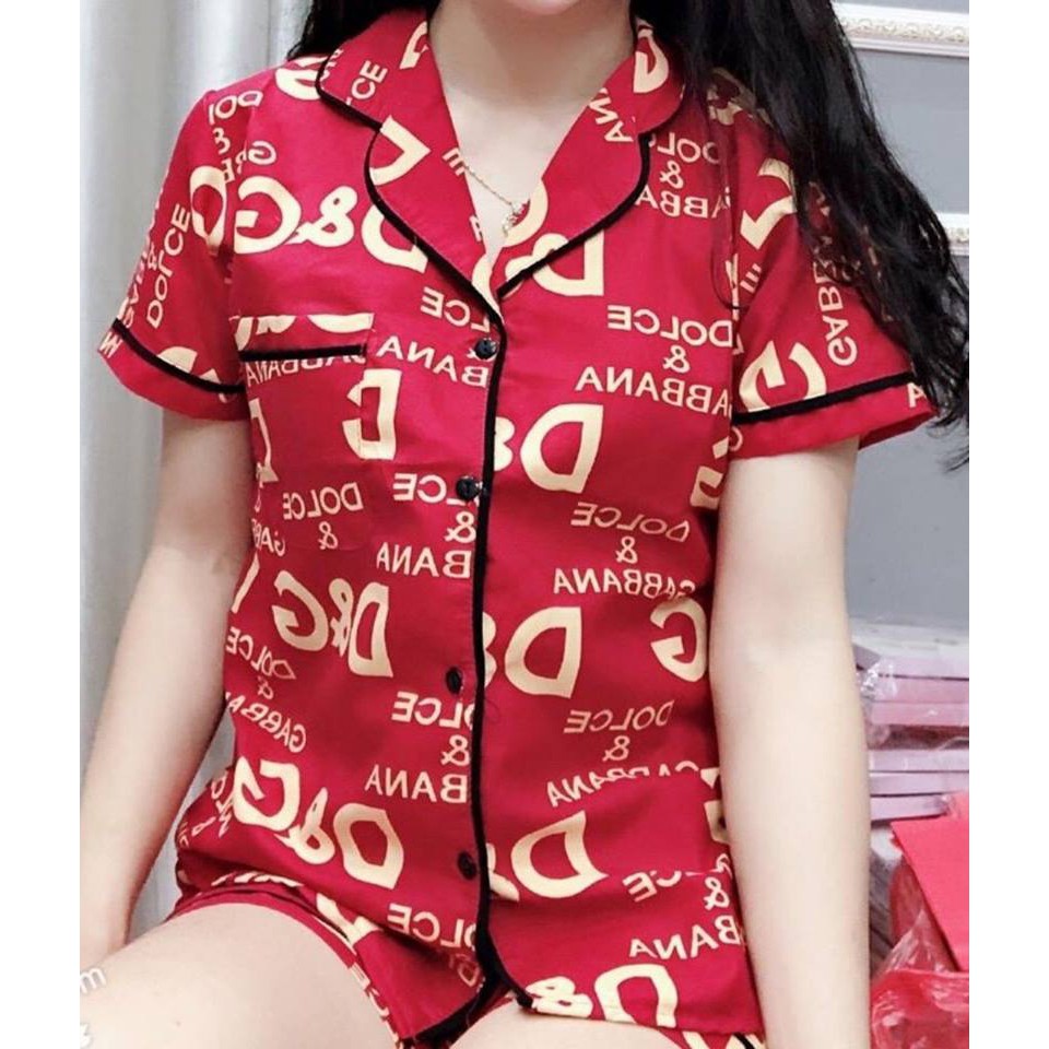 Bộ pizama quần dài áo cộc kate thái nhiều hình ngộ nghĩnh