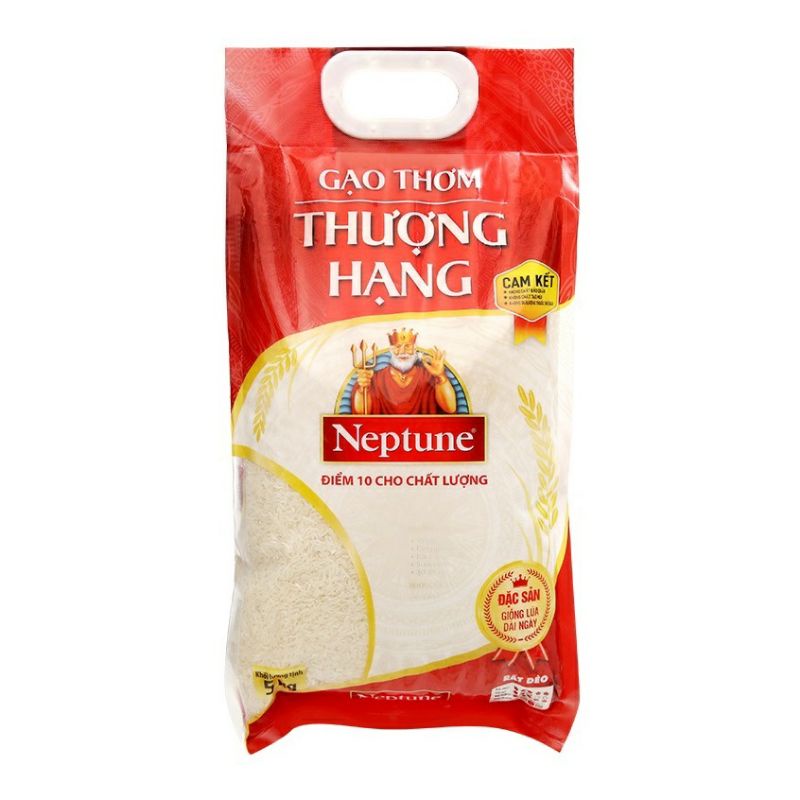 gạo thơm thượng hạng Neptune túi 5kg