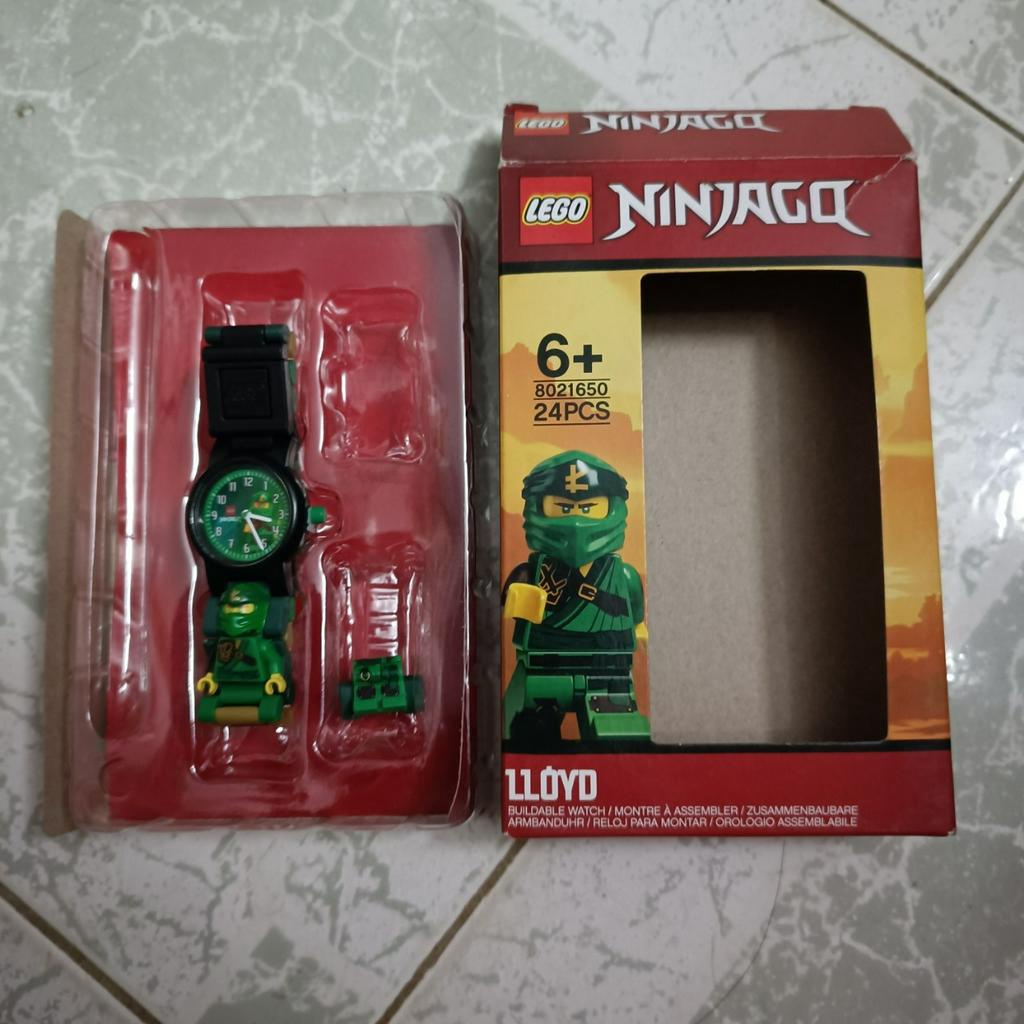 Đồ chơi đồng hồ mini đeo tay dạng lego mini chủ đề ninja nhân vật Lloyd 8021650