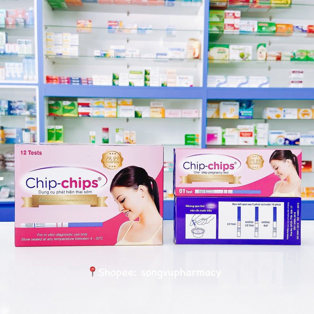 Que thử thai Chip Chip - Chính xác, nhanh  chóng