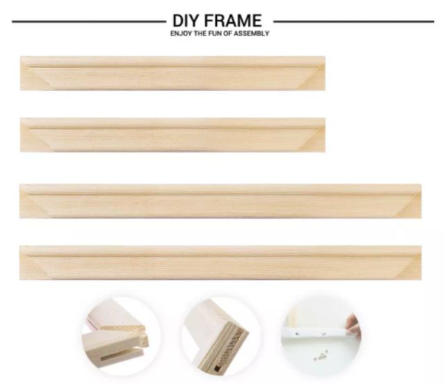 Khung tự căng tranh kích thước 40x50cm (Khung căng trong) | BigBuy360 - bigbuy360.vn