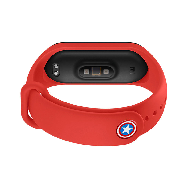 Dây Đeo Silicon Họa Tiết Hoạt Hình Cho Đồng Hồ Thông Minh Mi Band 4 Mi Band 3