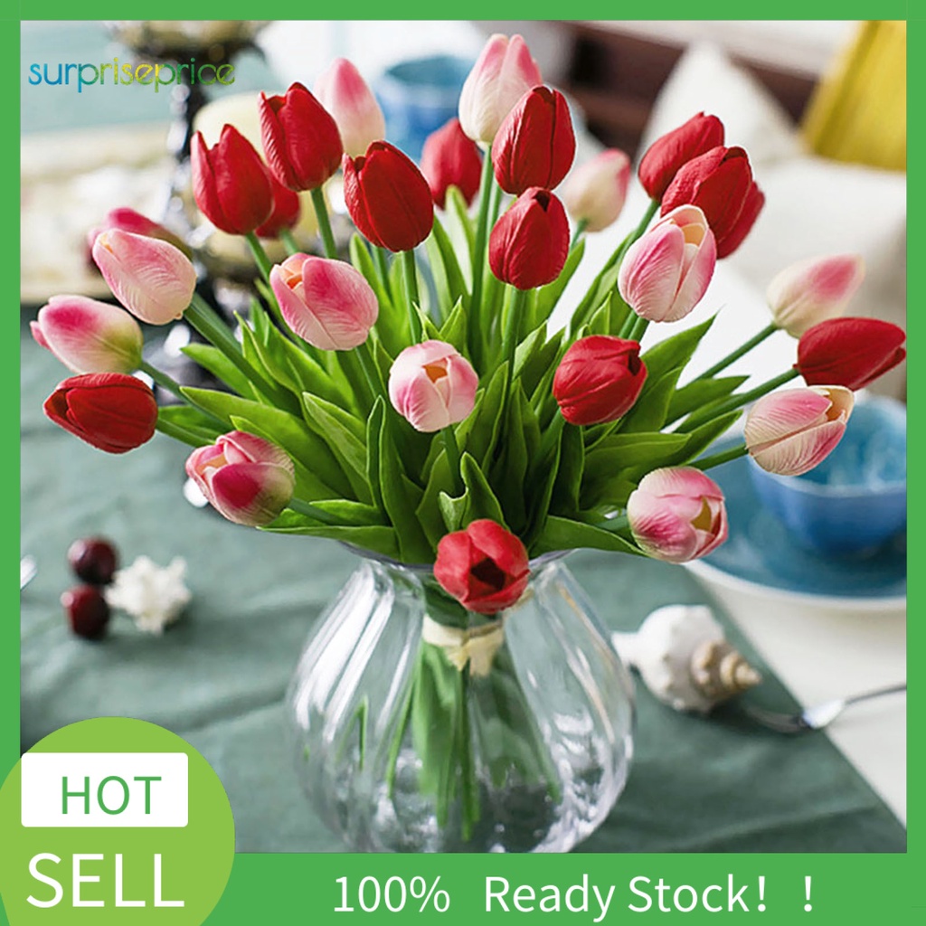 Set 5 Hoa Tulip Giả Dùng Để Trang Trí