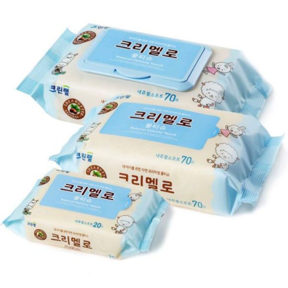 Khăn Giấy Ướt Hàn Quốc Cao Cấp Natural Soft