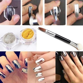 Bột tráng gương Gub sơn móng tay phong cách nghệ thuật