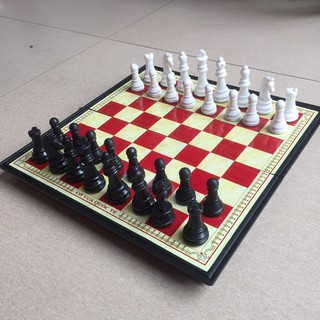 [FREESHIP] Bộ cờ vua tiêu chuẩn quốc tế nam châm gấp gọn 28cm x 28cm
