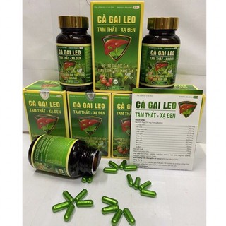 Cà Gai Leo Tam Thất Xạ Đen Giải Độc Rượu Bảo Vệ Gan, bổ gan, mát gan, tăng cường chức năng gan lọ 50 viên chính hãng
