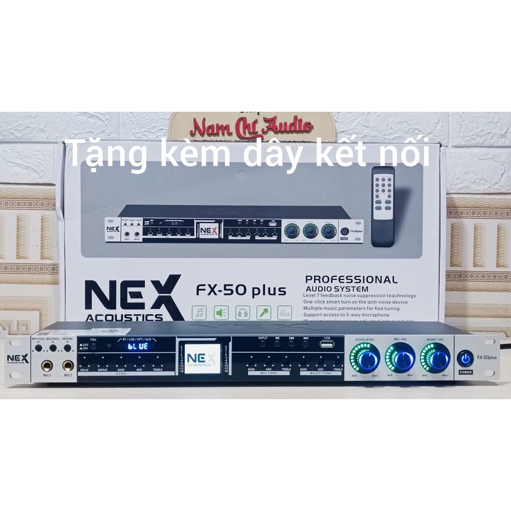 Vang cơ karaoke NEX FX50 Plus thiết bị nghe hát karaoke chuyên nghiệp cho dàn karaoke gia đình