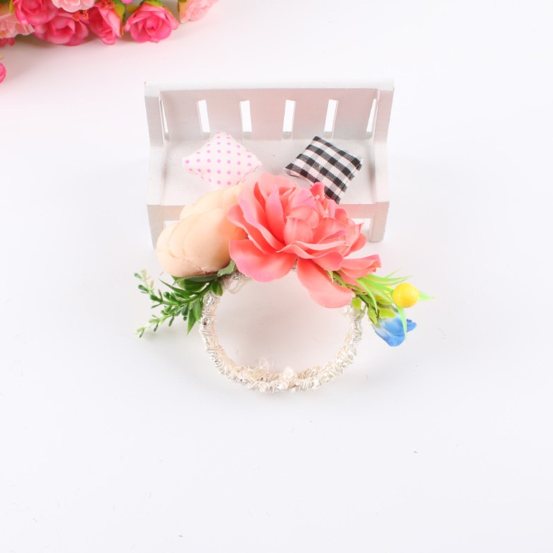 Vòng Hoa Đội Đầu Phong Cách Bohemian Cho Đám Cưới