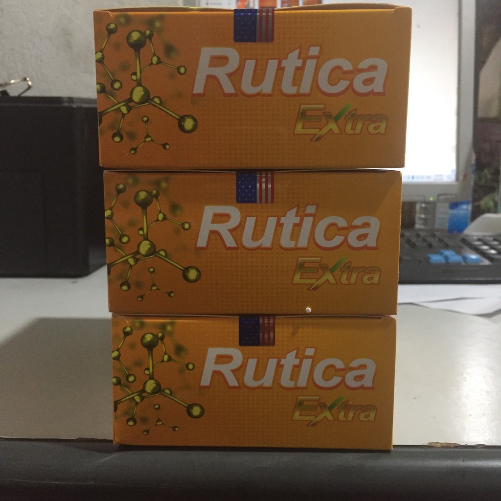 RUTICA Extra Hộp 100 Viên - Tăng cường sức bền mạch máu, giảm xuất huyết mạch máu.