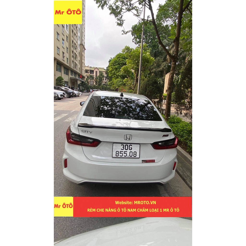 Rèm Che Nắng Xe Honda City Loại 1 Mr.OTO. Bảo Hành 24 tháng. Cam Kết Chuẩn Khít Theo Xe