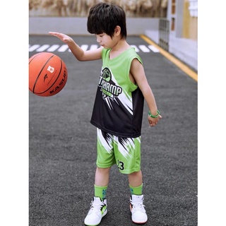 Bộ Cọc Tay Thể Thao Thun Lạnh In 3D Bé Trai Size 8-16