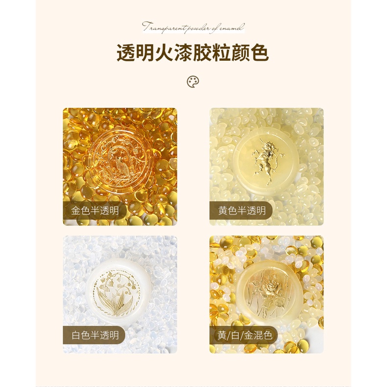 Túi Sáp Đóng Kín Với 1620 Hạt Sáp Niêm Phong Sơn Mài Lửa