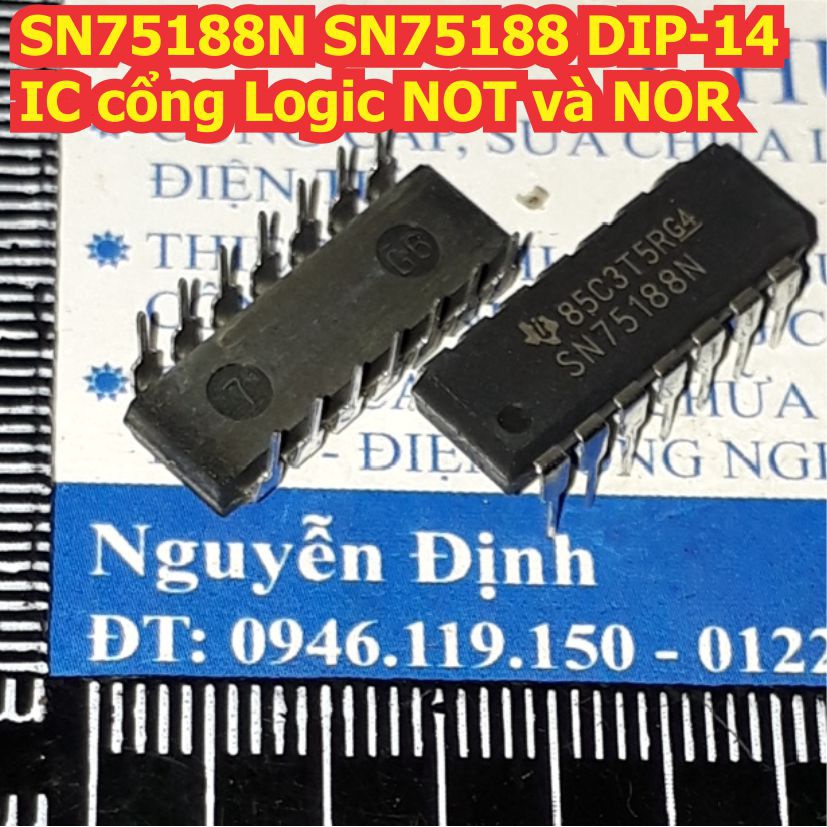 2 con SN75188N SN75188 DIP-14 IC cổng Logic NOT và NOR kde7871