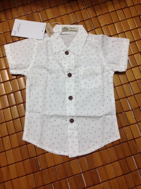 [ XẢ HÀNG ] Áo sơ mi bé trai, chất vải kate cotton đẹp, mát