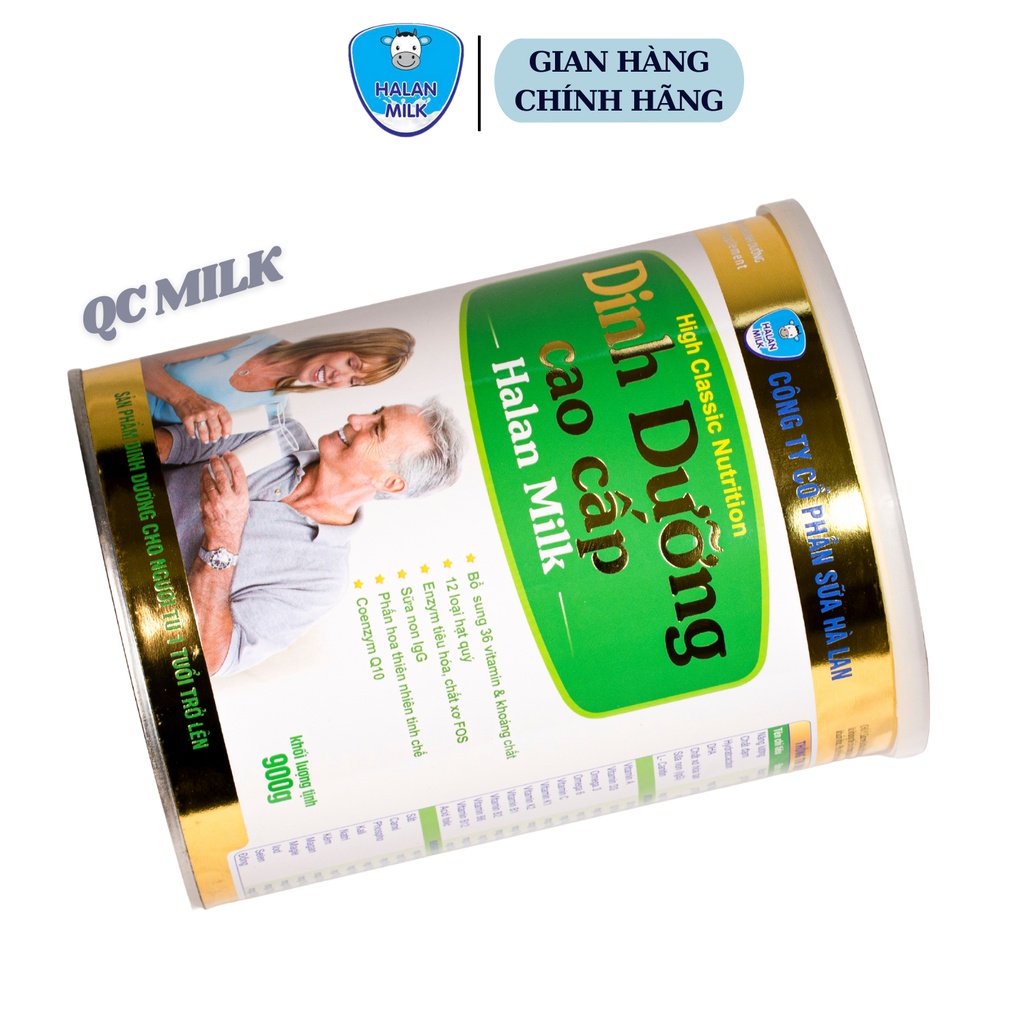 [Mua 3 tặng 1] COMBO 3 hộp Sữa dinh dưỡng cao cấp Halan milk 900g-Cung cấp Vitamin, Khoáng chất