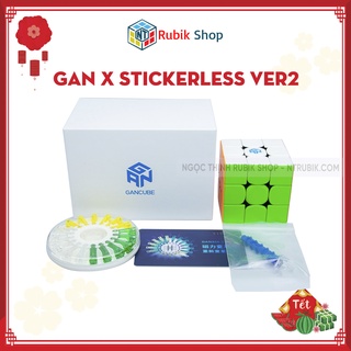 [Siêu phẩm 2020] Rubik 3x3x3 Gan X Stickerless Version 2 (Có nam châm)