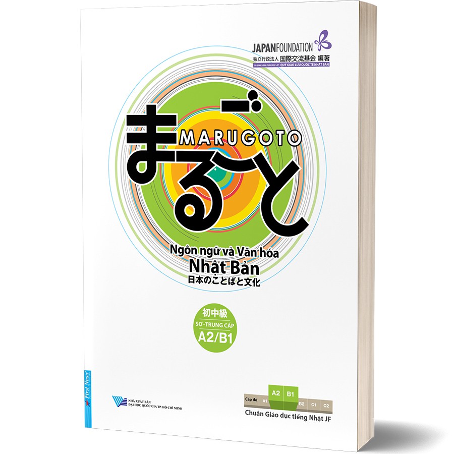 Sách - Marugoto Ngôn ngữ và văn hóa Nhật Bản Sơ trung cấp (A2/B1) Tặng Kèm Bookmark
