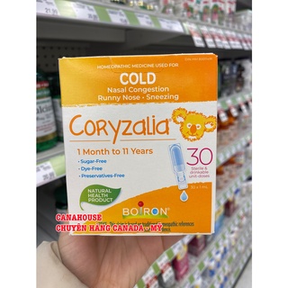 Muối Coryzalia - muối vi lượng Coryzalia Boiron Canada