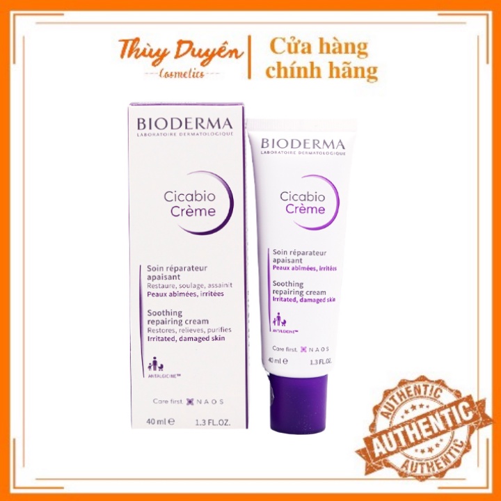 Kem Phục Hồi Da BIODERMA Cicabio Cream 40ml Cấp Ẩm Và Tái Tạo Da