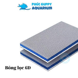 Bông lọc 6d | bông lọc bể cá cao cấp thế hệ mới có thể tái sử dụng nhiều lần
