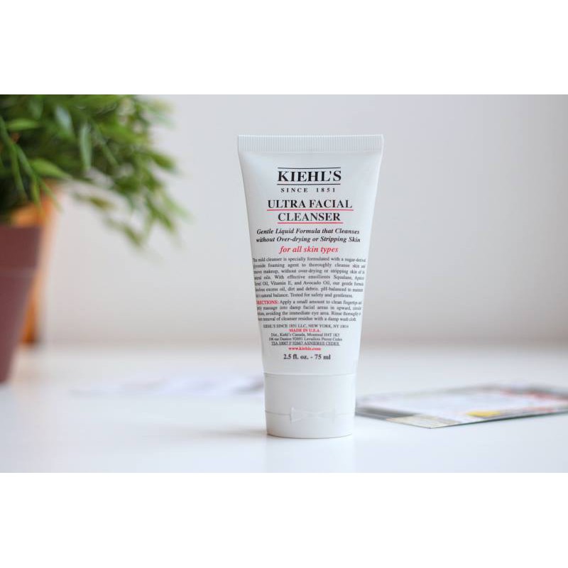 [Kiehl’s Chính Hãng]Sữa Rửa Mặt Tạo Bọt Dịu Nhẹ Ultra Facial Cleanser 150ml - Hàng Chính Hãng